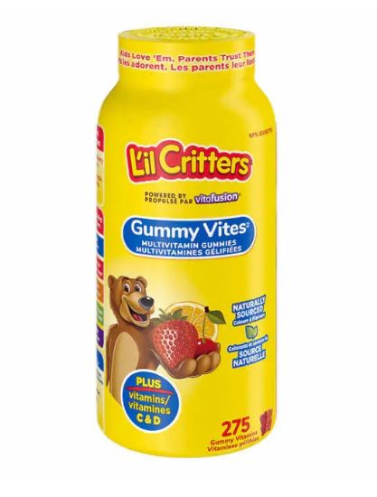 图片 L'il Critters 儿童维生素软糖，275 粒